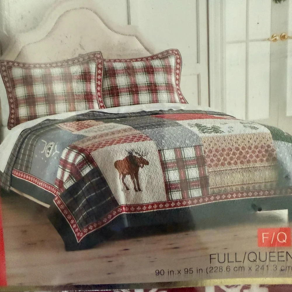 Moose Quilt New Full/Queen